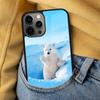 Cute animal polar bear Soft Phone Case for iPhone 17 Air 16e Pro max 15 Pro 13 14 Plus 11 12 MagSafe Magnetic Coque