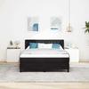 Boxspring Bed with Headboard Black 200 X 140 Cm Velvet