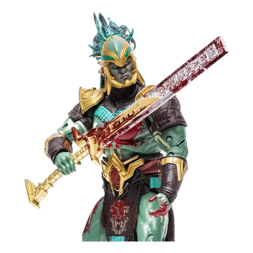 McFarlane Toys Mortal Kombat Kotal Kahn (Bloody) 7-Inch Action Figure with Accessories