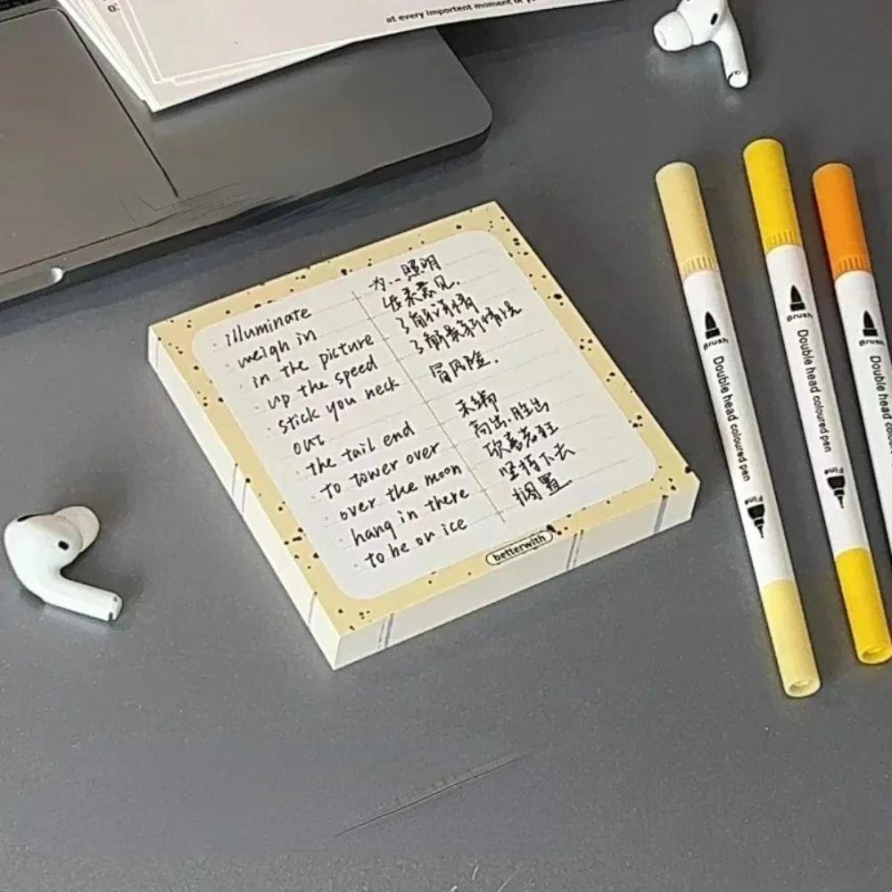 50 Pads/Pack Office Supplies Scrapbooking Notepads School Stationery Notepads Posits  Student