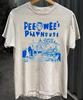Pee Wee's Playhouse Paul Reubens Tv Show Short Sleeve Sand Shirt Reprint