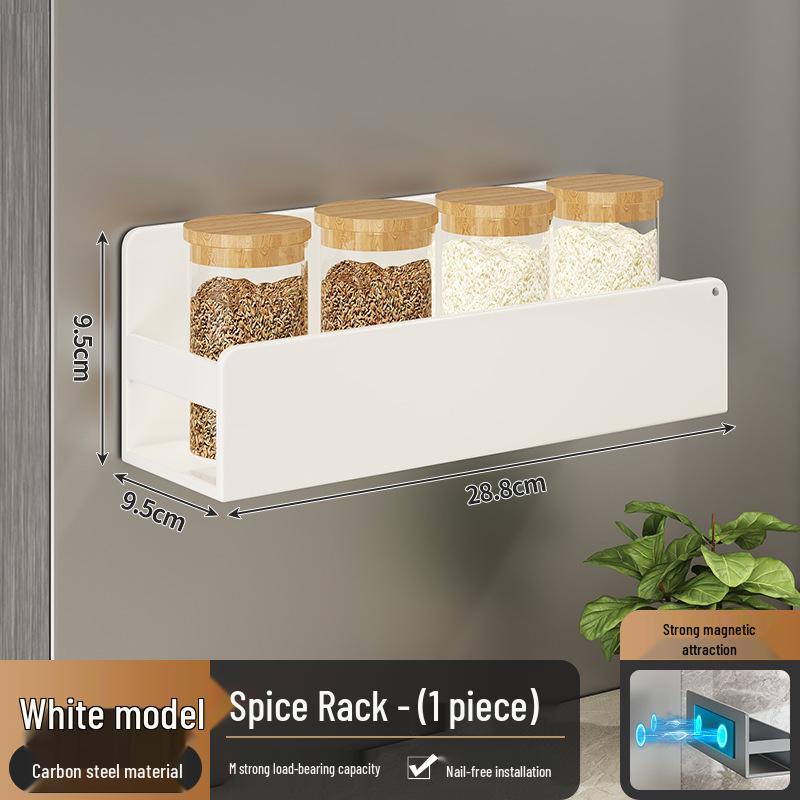 Magnetic Wall-mounted Kitchen Storage & Spice Rack