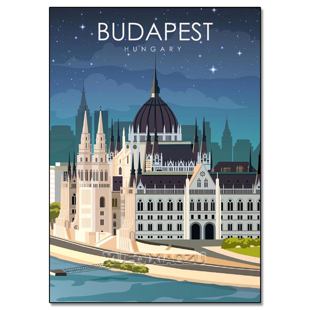 Urban Architecture Diamond Painting Decoration Diy Full Drill Santorini Madrid Rome Mosaic Inlay Cross Embroidery Set Gift