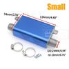 24mm Muffler Silencer S Curved Air Diesel Parking Heater Exhaust Pipe Aluminum Alloy For Car Truck VAN for Webasto Eberspacher