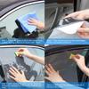 Ein Paar Automobil-Sonnenblende Seitenscheiben-Glasfolie Sonnenschutz Klebevorhang Autofenster Elektrostatische Aufkleber