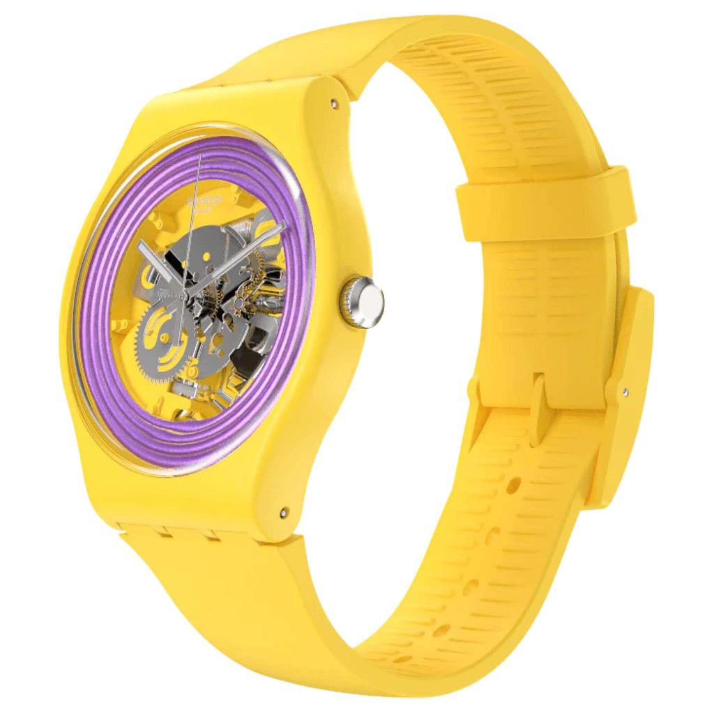 Swatch Unisex 41mm Purple Watch SO29J100 SO29J100