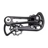 Single Speed Mountain Bike Chain Tensioner 11T Aluminum Alloy Folding Bike Double Spring Guide Chain Tensioner Black