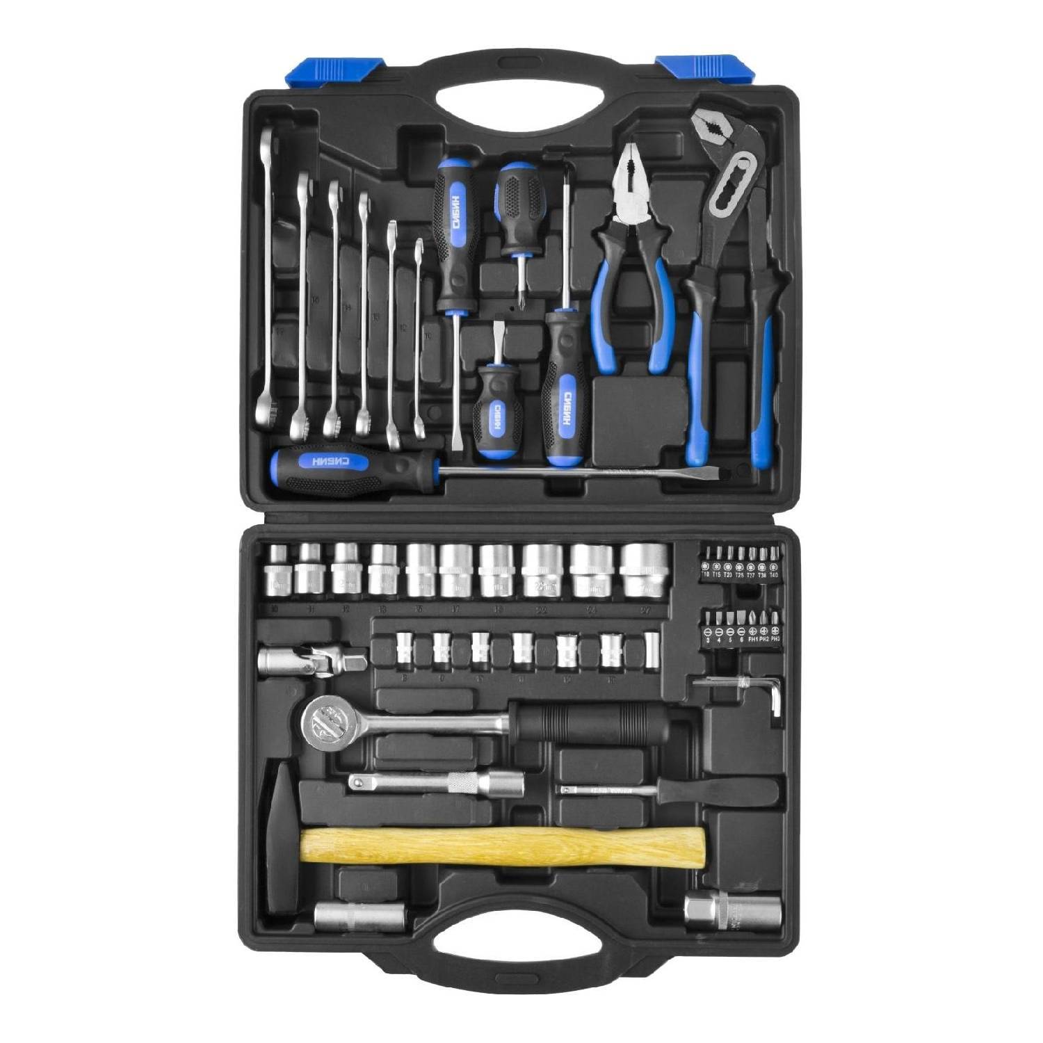 

Набор инструментов Сибин 27765-h56 56 предметов