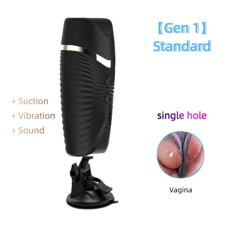 Male Automatic Sucking Masturbator, Realistic Blowjob Sex Toy with Heating & Vibration for Men