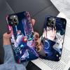 BW-28 Jujutsu Kaisen Soft Black Case for iPhone XR 14 15 11 12 13 6 7 8 X XS Pro Max Samsung S22 S23 S21 S24 FE Ultra S8 Plus