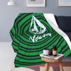 V-Volcom Logo Blanket Soft Warm Flannel Throw Blanket Bedding for Bed Travel Home Sofa