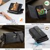 For Samsung Galaxy S20 Ultra Case CASEME C39 RFID Blocking Zipper Wallet Stand Leather Cover with Strap