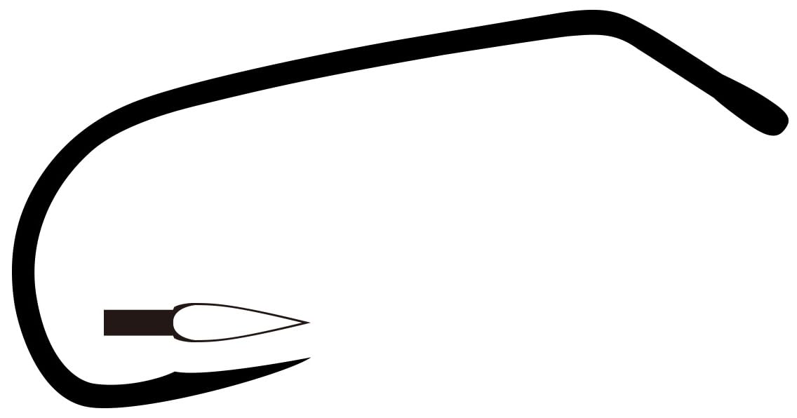 

TIEMCO Fly Hook Q100 TMC108SP-BL #16