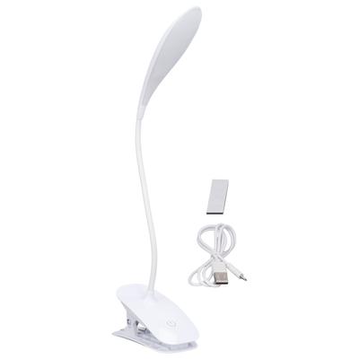 LED Reading Light USB Rechargeable Book Lights Clip Desk Lamp Touch Control Bed Light for Eye