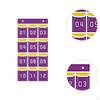 Classroom Organizer with Numbered Compartments for Phones