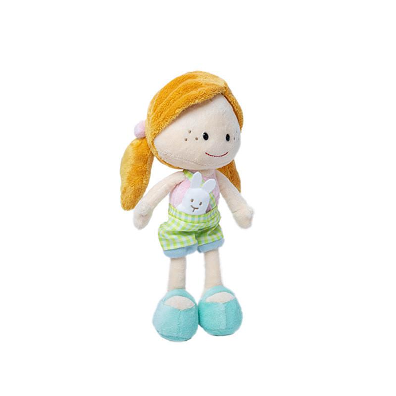 Plush Girl Doll With Dress For Kids Soft Toy Gift For Children