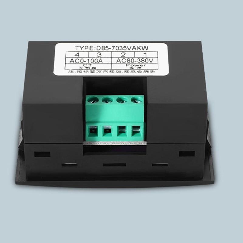 High Accuracy Digital Power Monitors with Clear LED Display Voltage Current Power Electric Energy Monitors