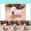 Entzückender Einhorn Plüsch Schlüsselanhänger Niedliches Mini Pony Taschenanhänger Stofftier