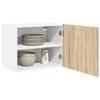 Hanging Cabinet 2 pcs Sonoma Oak & White 50 x 31 x 40 cm