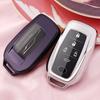 Car Key Case Cover for Toyota Alphard RAV4 Land Cruiser Prado LM300H Leather Key Shell Protector