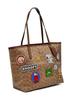 Coach CBJ91-IMY3O X Peanuts City-Tragetasche Signature-Canvas Snoopy