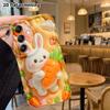 Phone Case: 2D flat design suitable for Samsung Galaxy A34 A35 M05 M06 S20 S22 S21 FE Plus 5G protective case, featuring a little white rabbit hugging