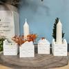 Artistic Home Shape Silicone Mold Candlestick For Crafting Beautiful Jewelry Unique Soaps And Festive Candle