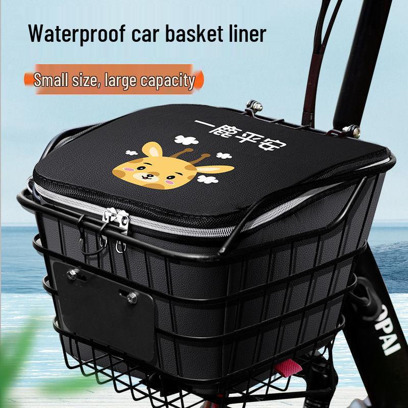 All-Season Waterproof Bicycle Basket Inner Liner Bag for Electric Vehicles