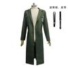 Attack on Titan Cosplay Anime Stagione 4 Corpo di Ricerca Eren Jager Armin Arlert Giacca Verde Scuro Costumi di Halloween per Donne Uomini