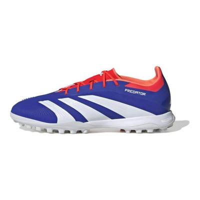 Zapatillas Predator Elite Turf Azul Lúcido Blanco Nube Rojo Solar IF6372