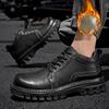 Men's Genuine Leather Retro Large Size Ultra-light Handmade Casual Shoes Men's High-top Ankle Boots