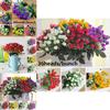 Elegant 36 Heads Artificial Silk Rose Flowers Bouquet For Wedding And Home Dcor