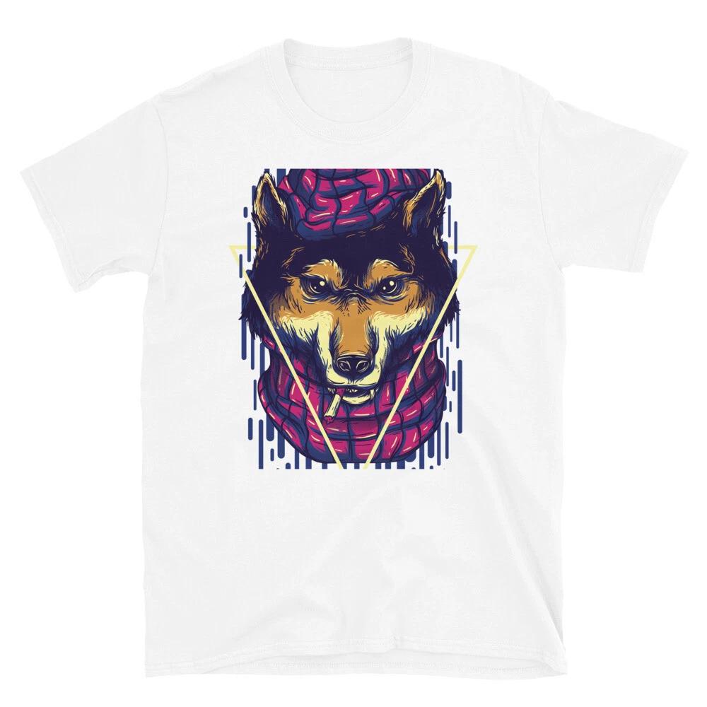 Wolf Beast Steet Art Anime Fantasy T-Shirt S