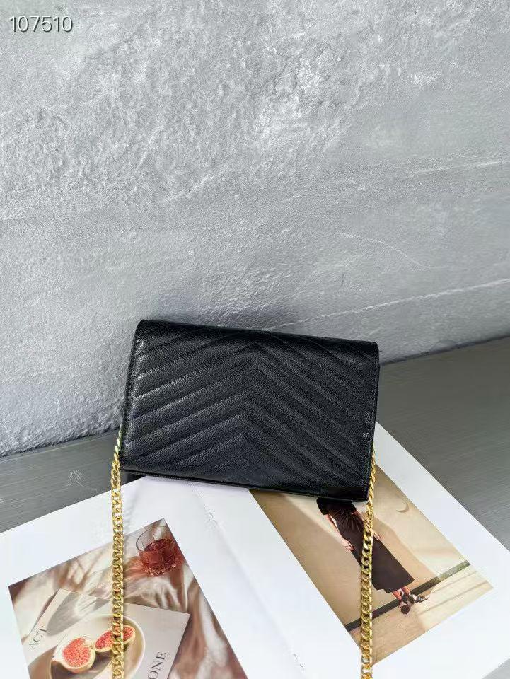 Removable Logo DIY Genuine Leather Caviar Chain Bag - Versatile High-End Crossbody Underarm Bag for Women