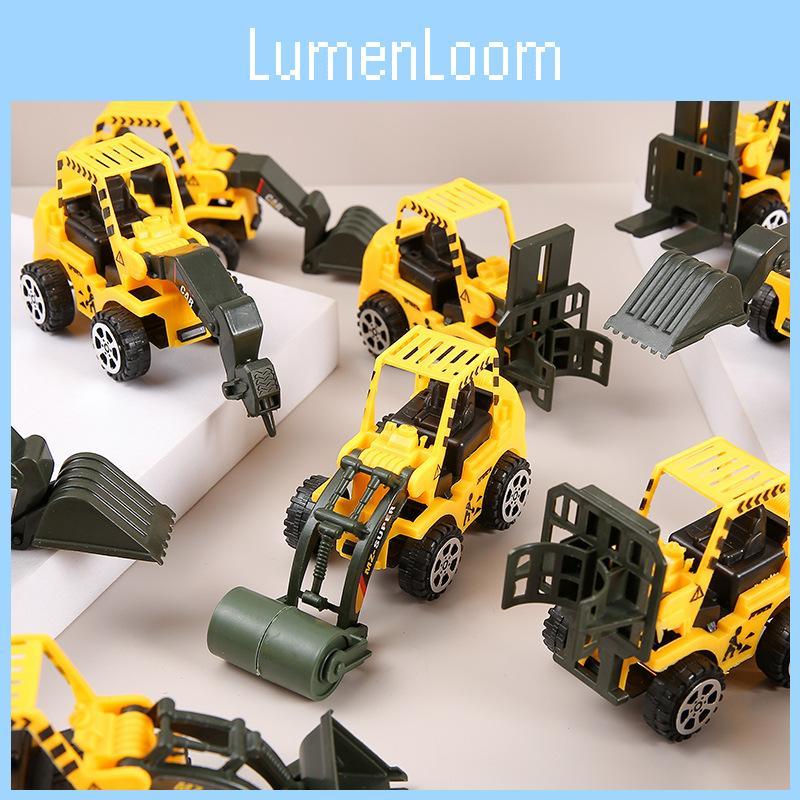 Simulation Mini Inertia Engineering Vehicle Children Toy For Early Development And Play