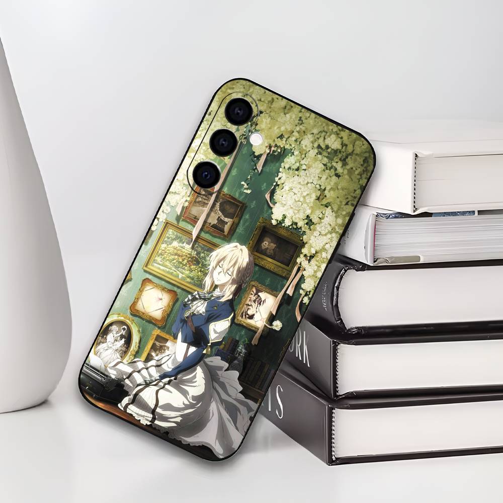 

V-Violet Evergarden Novel Phone Case Silicone Soft For Samsung Galaxy A73,A72,A71,A70,A53,A52,A51 Samsung a11