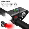 USB Rechargeable Bike Light T6 LED MTB Bicycle Front Back Rear Taillight Cycling