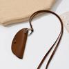 Handy Pu Leather Key Case with Necklace Versatile PU Leather Key Case Pendant Necklace Jewelry for Easy Carry Essential