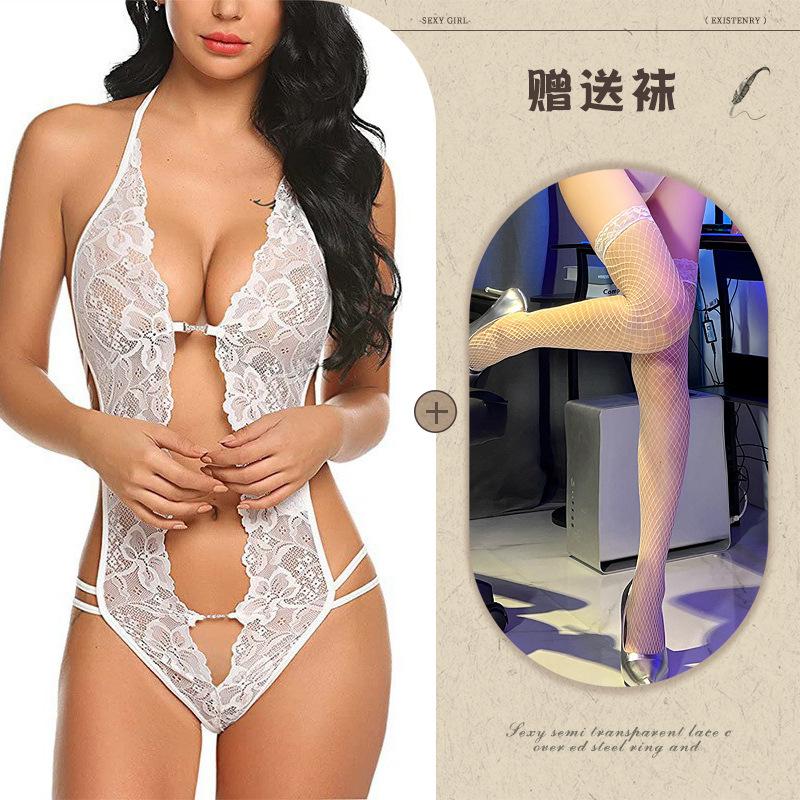 European and American sexy lingerie supply perspective backless body sculpting lace