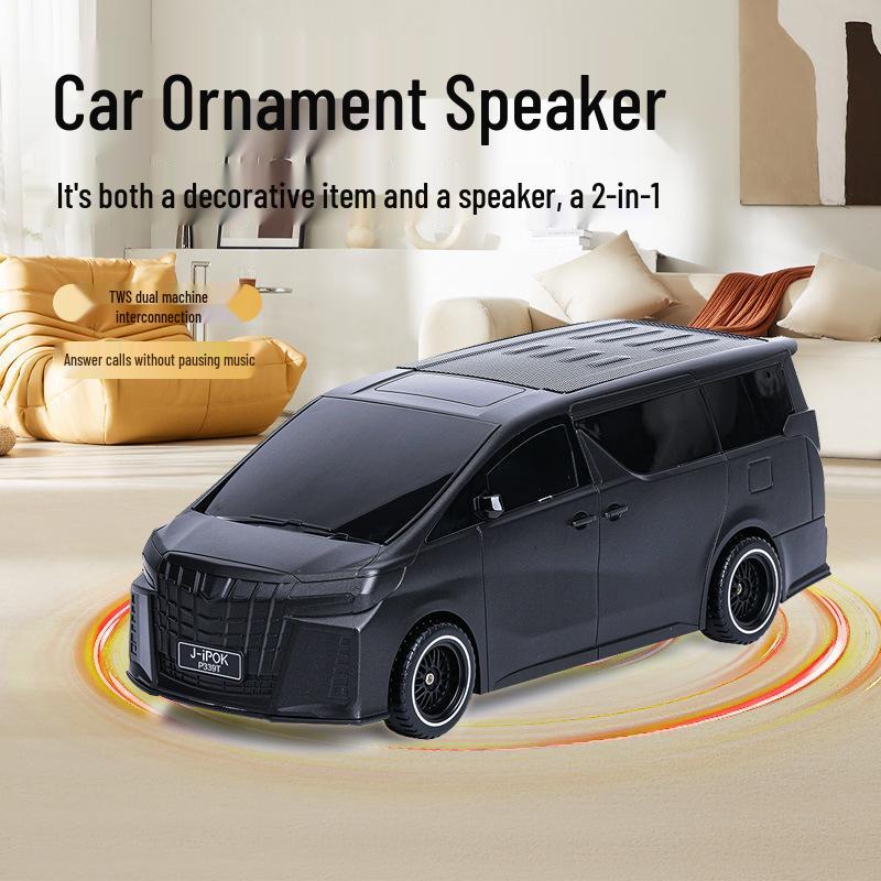 

Bluetooth-динамік Alpha Car: Бездротовий сабвуфер зі слотом для карт, портативний дизайн спортивного автомобіля, модель P339