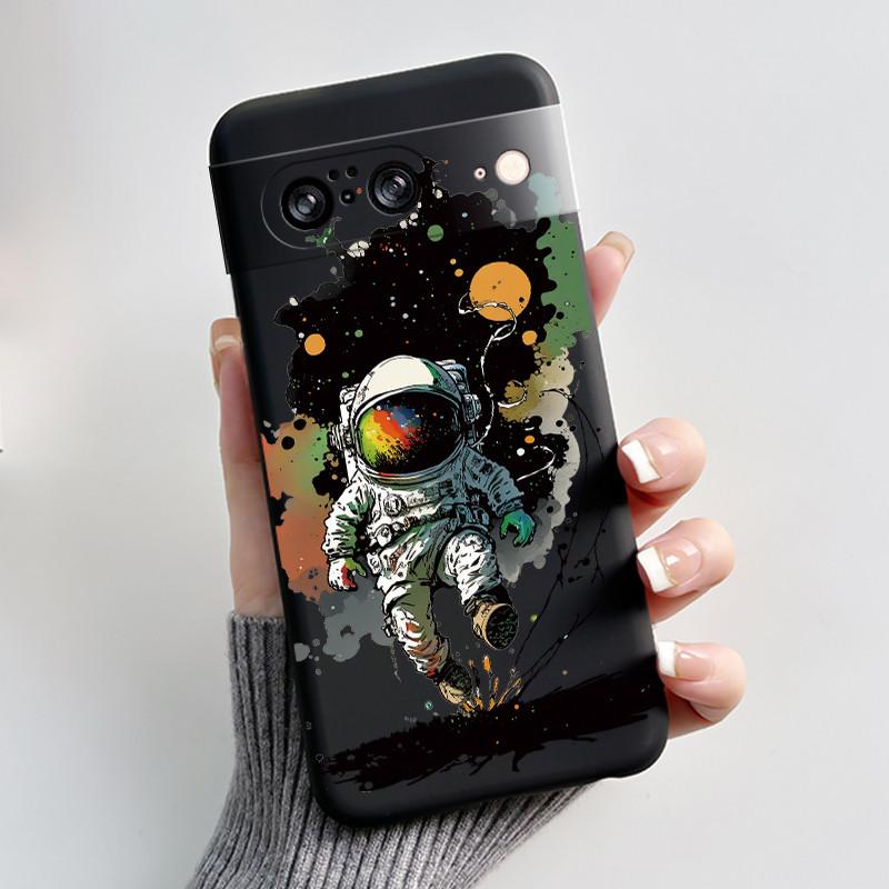Casing For Google Pixel 8 Pro 8A Case Aesthetic Fashion Cute Cat Soft Silicone Shockproof Back Cover Ultra Slim Thin Phone Case
