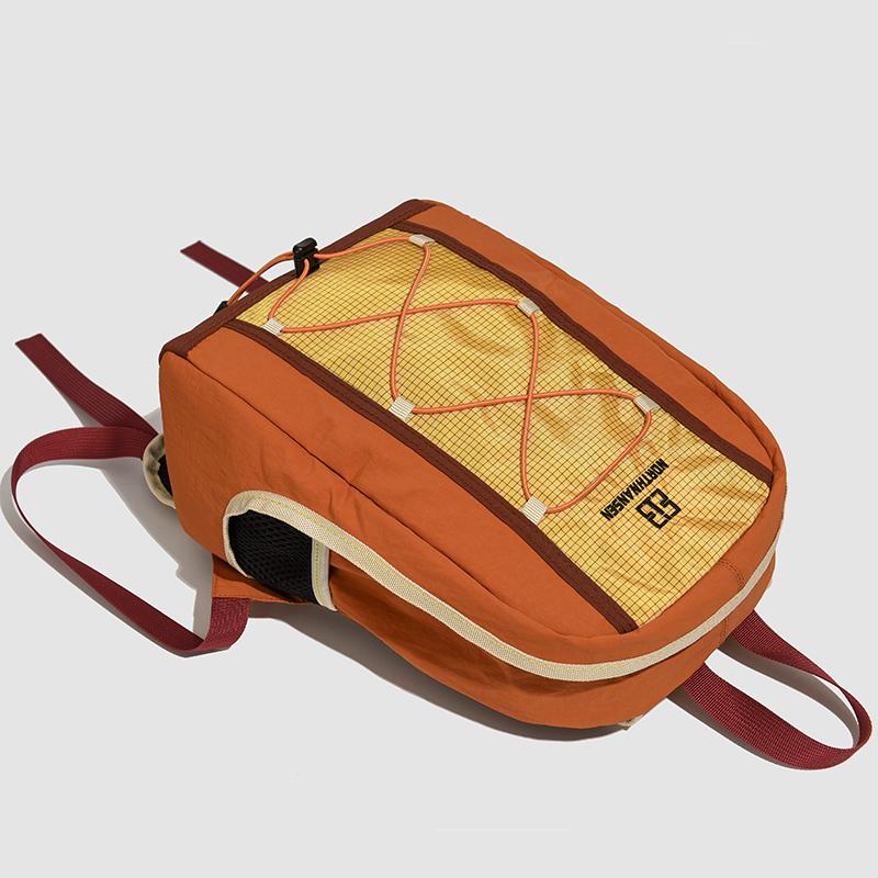 Large Capacity Student Schoolbag Outdoor Unisex Color Contrast Backpack