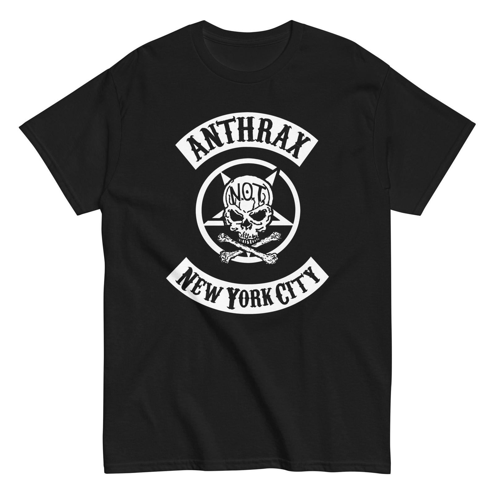 MerchMoment Anthrax New York City T-Shirt T-Shirt Black New M