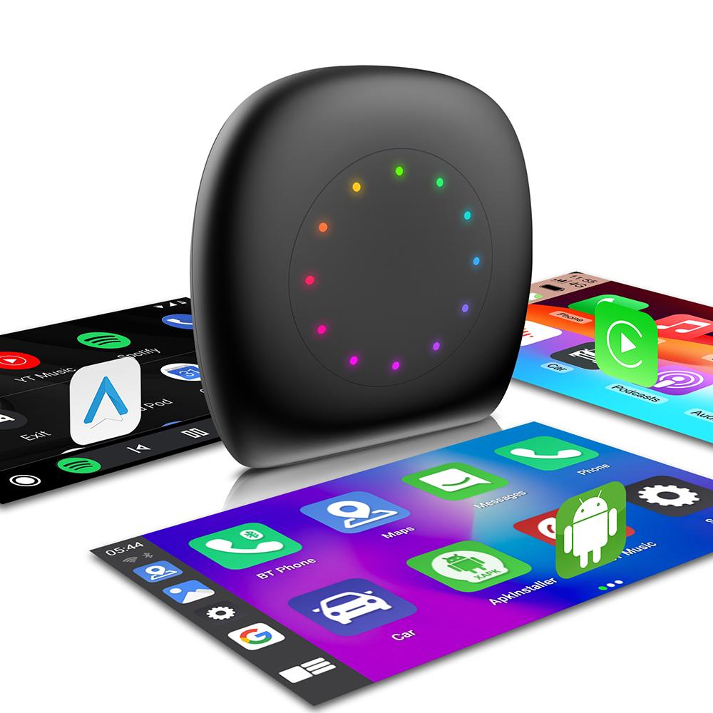 2025 Android 13.0 CarPlay Smart TV Streaming AI Box SM6115 8-Core Android Auto Wireless CarPlay Split Screen For OEM Car 4G LTE