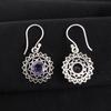 Iolite Gemstone 925 Sterling Silver Jewelry Handmade Drop/Dangle Earrings 1.57" CE-19-11