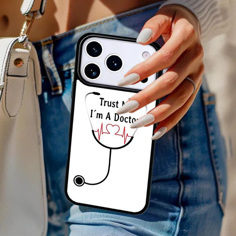Medical Medicine Nurses Phone Case For iPhone 17 Air 14 15 13 12 Max Cover For Apple 16e 11 Pro Max Plus Coque