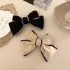 1 Pcs Imitation Bowknot Hair Clips For Women Hairpin Top Head Hairpin Ponytail Barrettes Elegant Bows Hair Accessoires Headwear