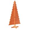 Christmas Tree for Decorating Wax Brown 180 Cm Solid Pine Wood