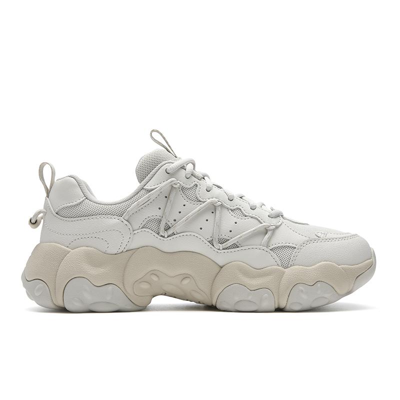 Fila Fluid 6 Southern Edition Retro Fashion Simple Sports Versatile Comfortable Classic Trendy Personality Women Sneakers Pale-Gray F12W542151FMB