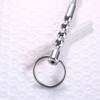 Hollow Beads Jewelry with Ring Stainless Steel Male Tube Plug